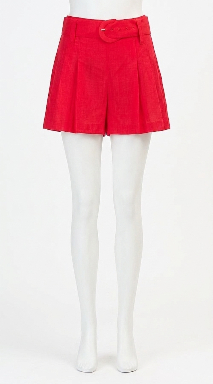 NEW CINQ A SEPT phylis short in goji berry